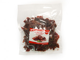 Королевский полосатик: Говядина вяленая (строганина)