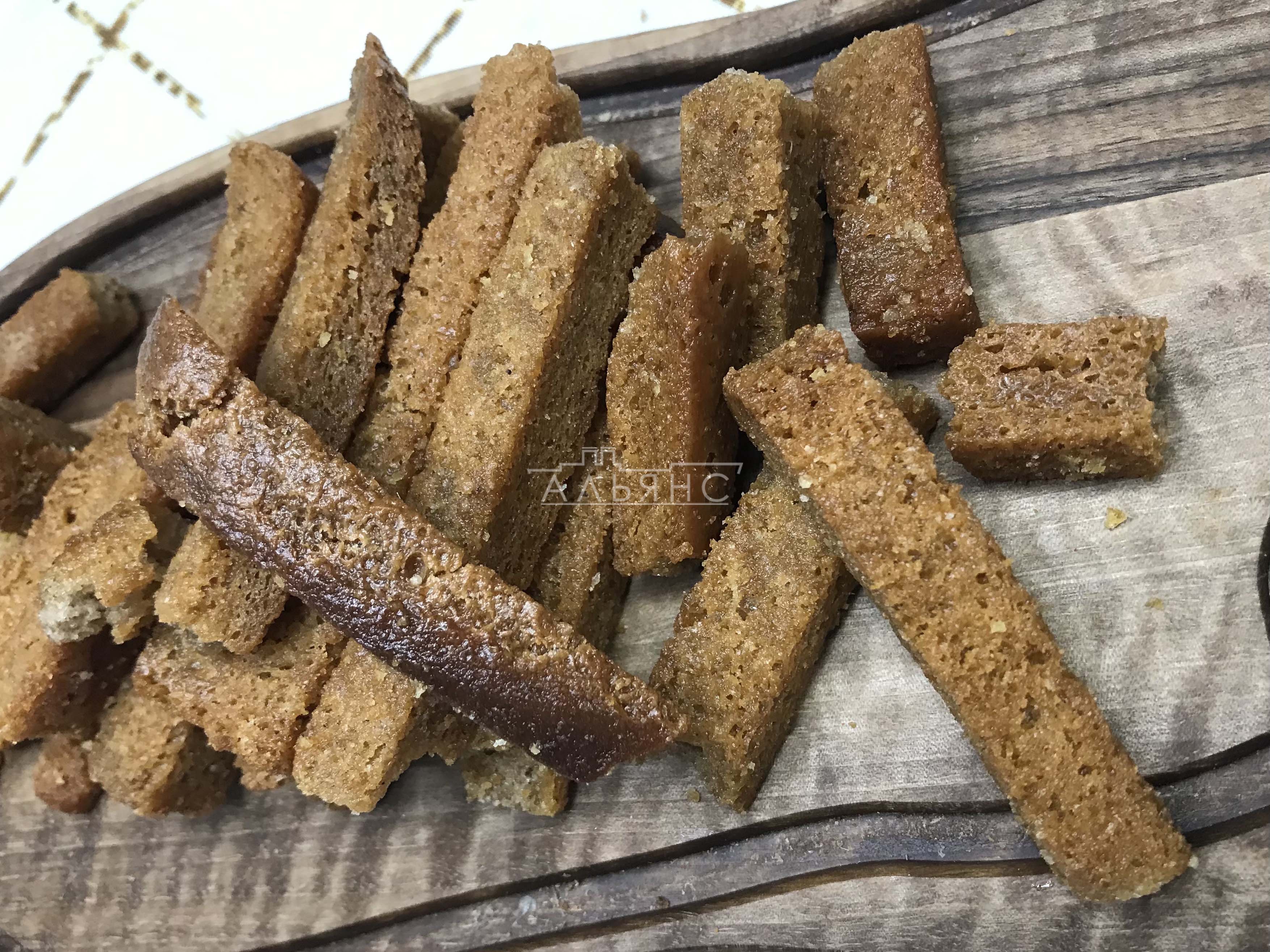 Деревенские гренки с чесноком в Арзамасе