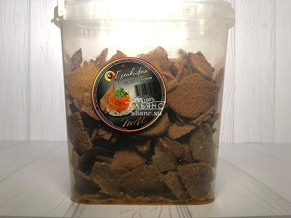Ржаные гренки с семгой и сыром в Арзамасе
