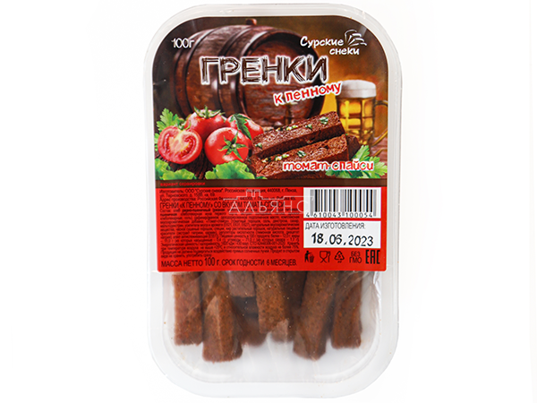 Сурские гренки Томат спайси (100 гр) в Арзамасе