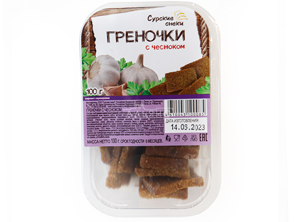 Сурские гренки с Чесноком (100 гр) в Арзамасе