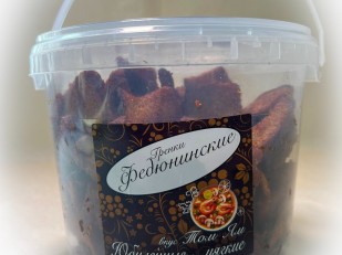 Сырный продукт ФЕРМЕРСКИЙ паутинка копченый: Гренки 