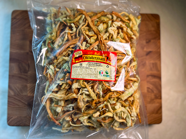 Нитка ЖАРЕНАЯ "Васаби" Oktobersnack 1 кг (сырный продукт) в Арзамасе