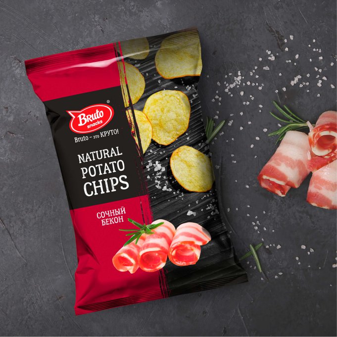 Картофель «Бруто» со вкусом бекона 130 гр. в Арзамасе